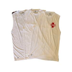 Lot of 3‎ Holloway Lifeguard Sleeveless Shirts S Dry-Excel White